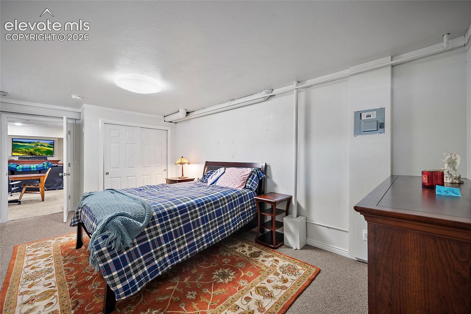 Lower-Level Bedroom. 