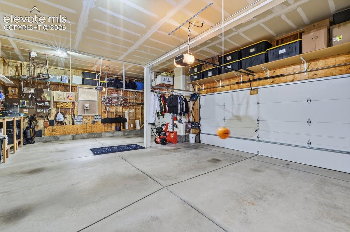 lots of storage and workspace
