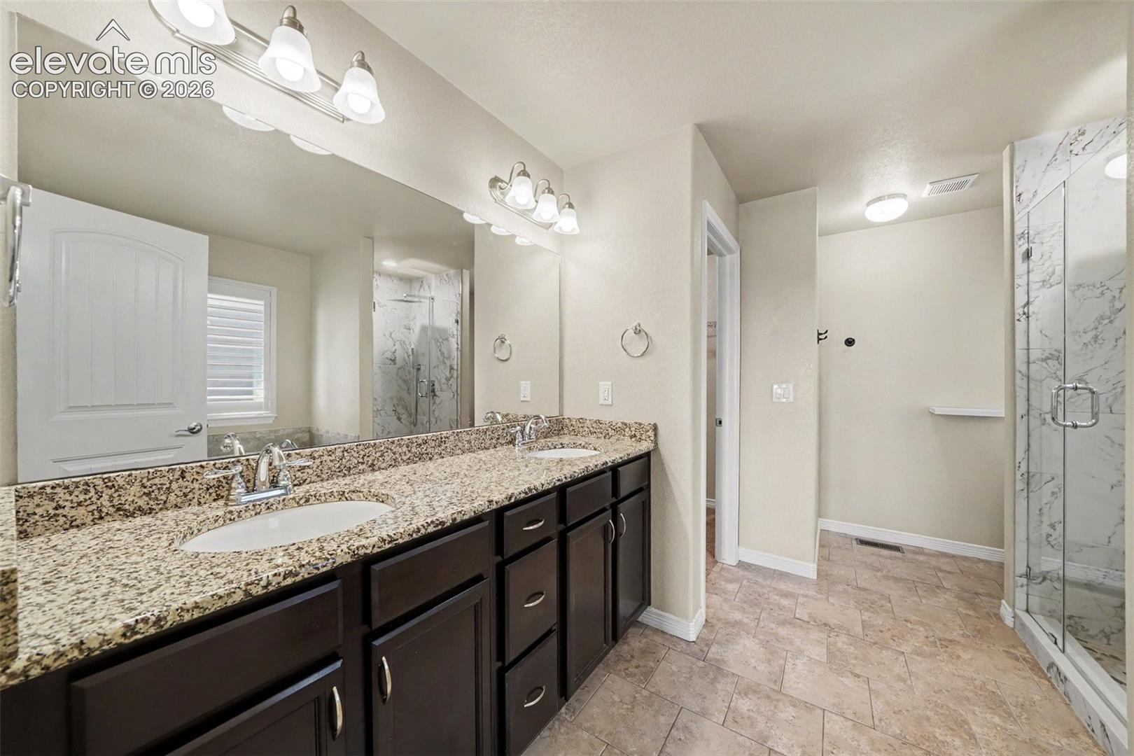 Primary 5-Piece Bathroom with Updated Shower