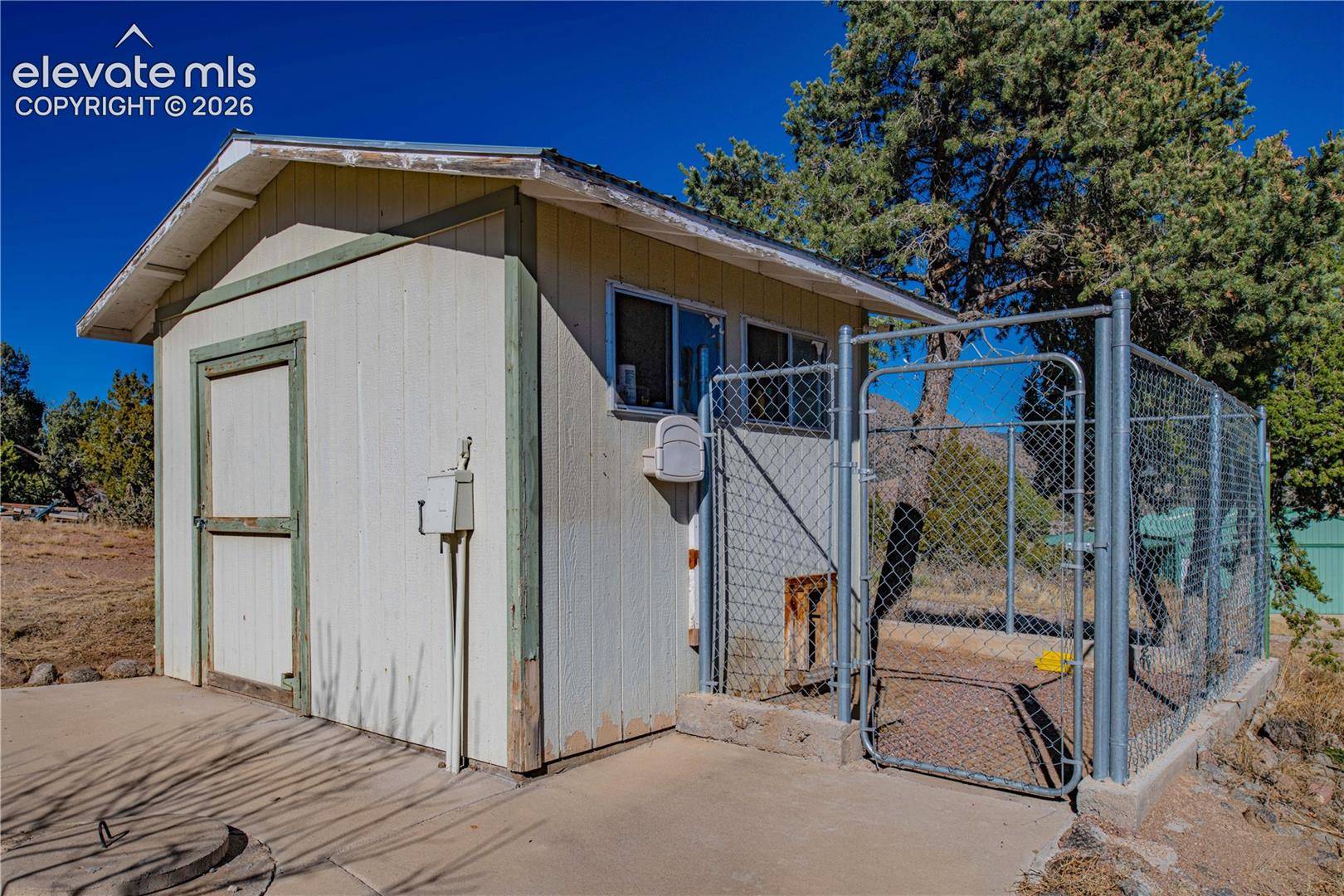 View of outbuilding