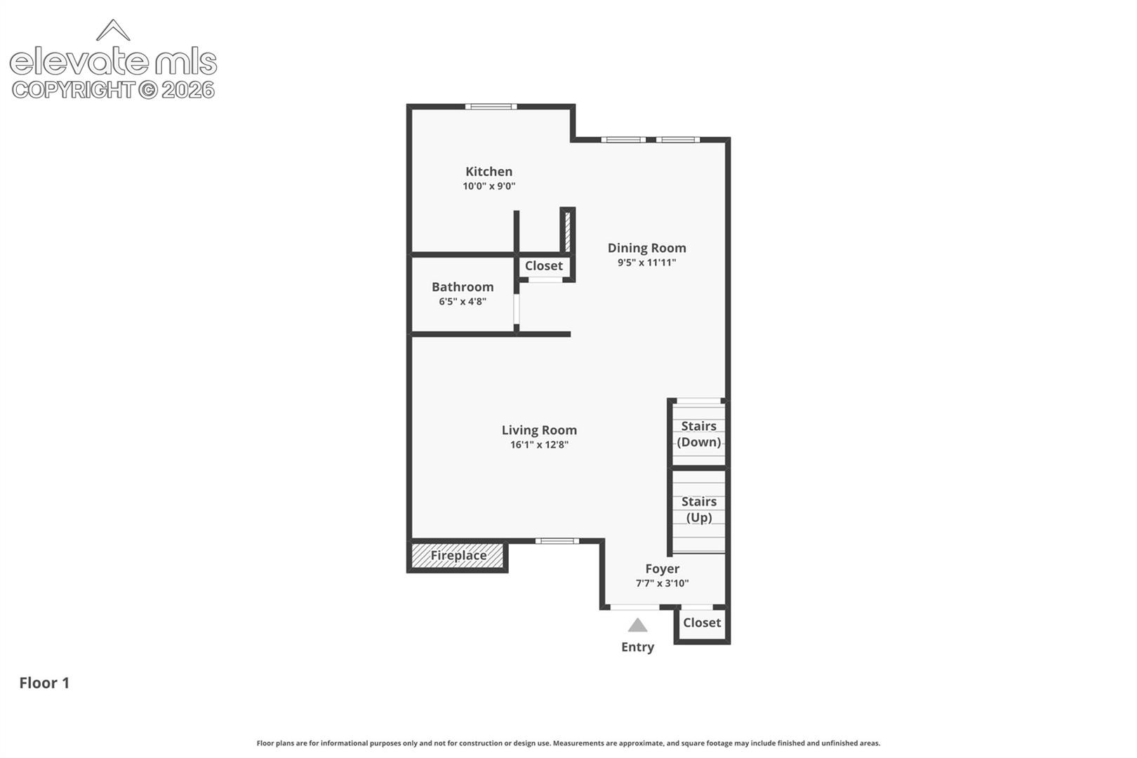 Floor Plan- Main Level