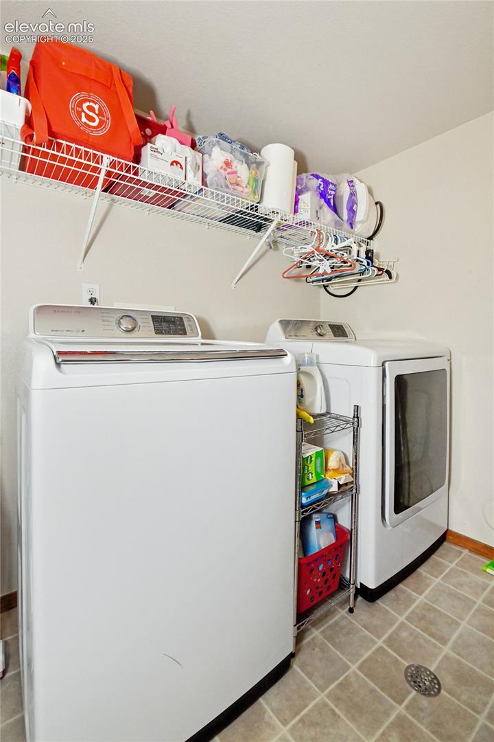 Separate laundry room