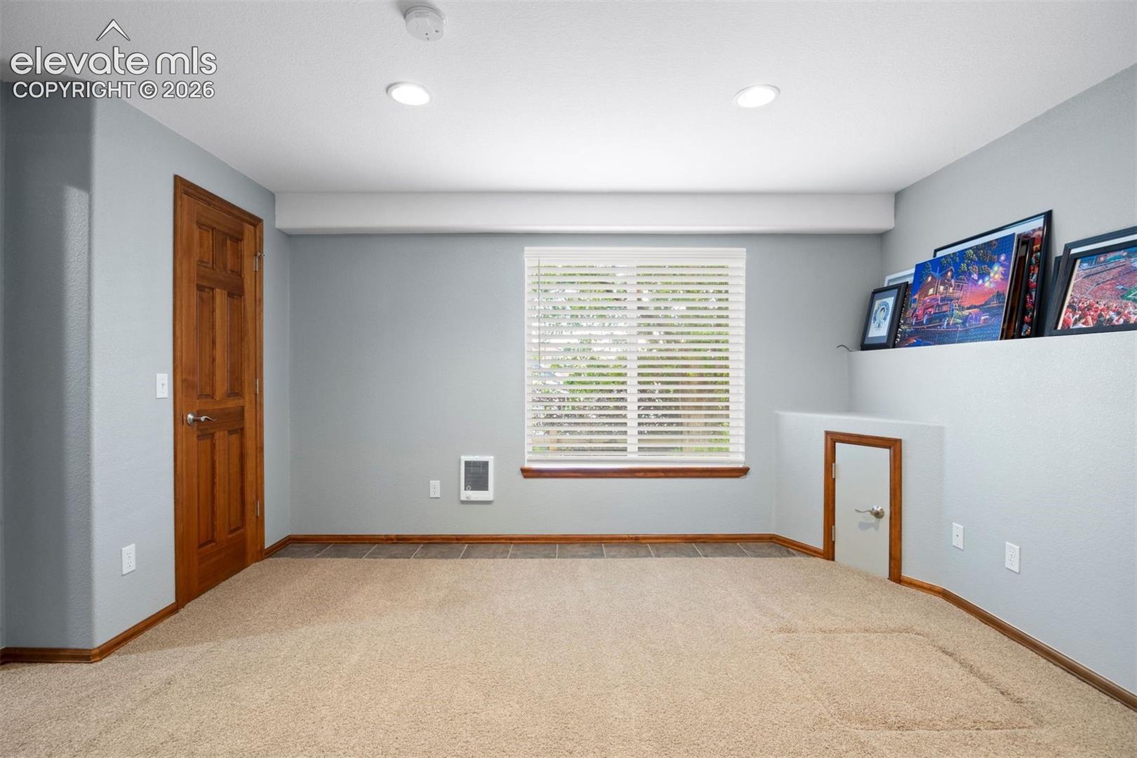 Basement bedroom