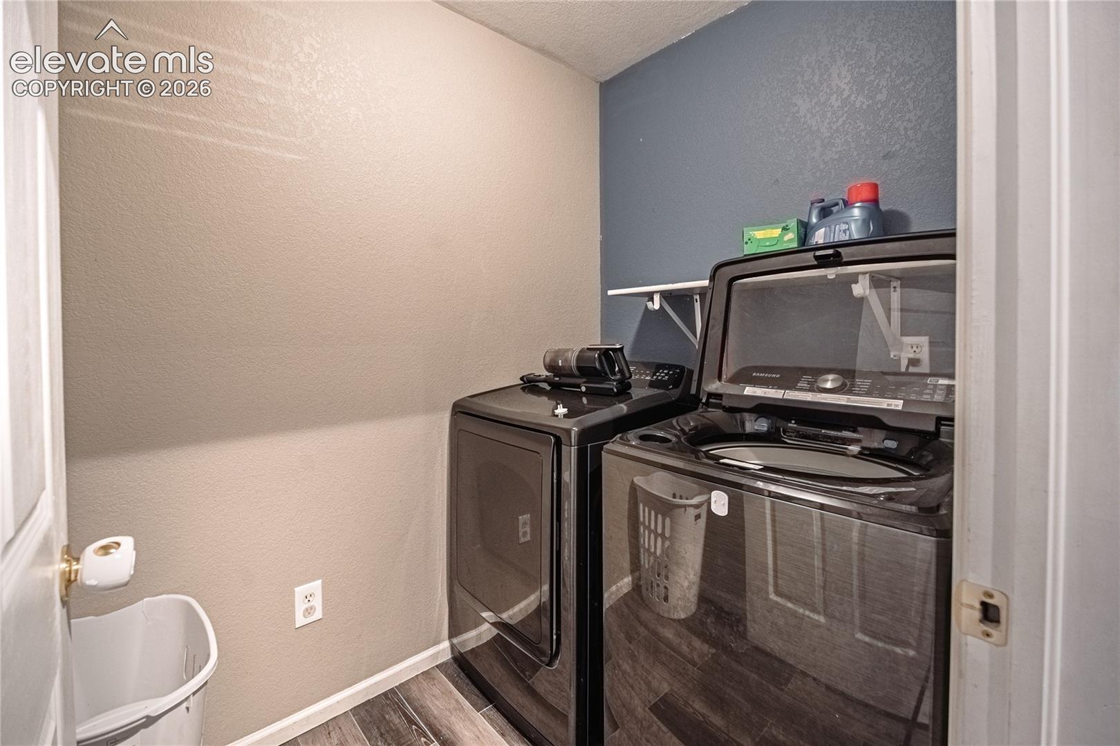 laundry room on upper level