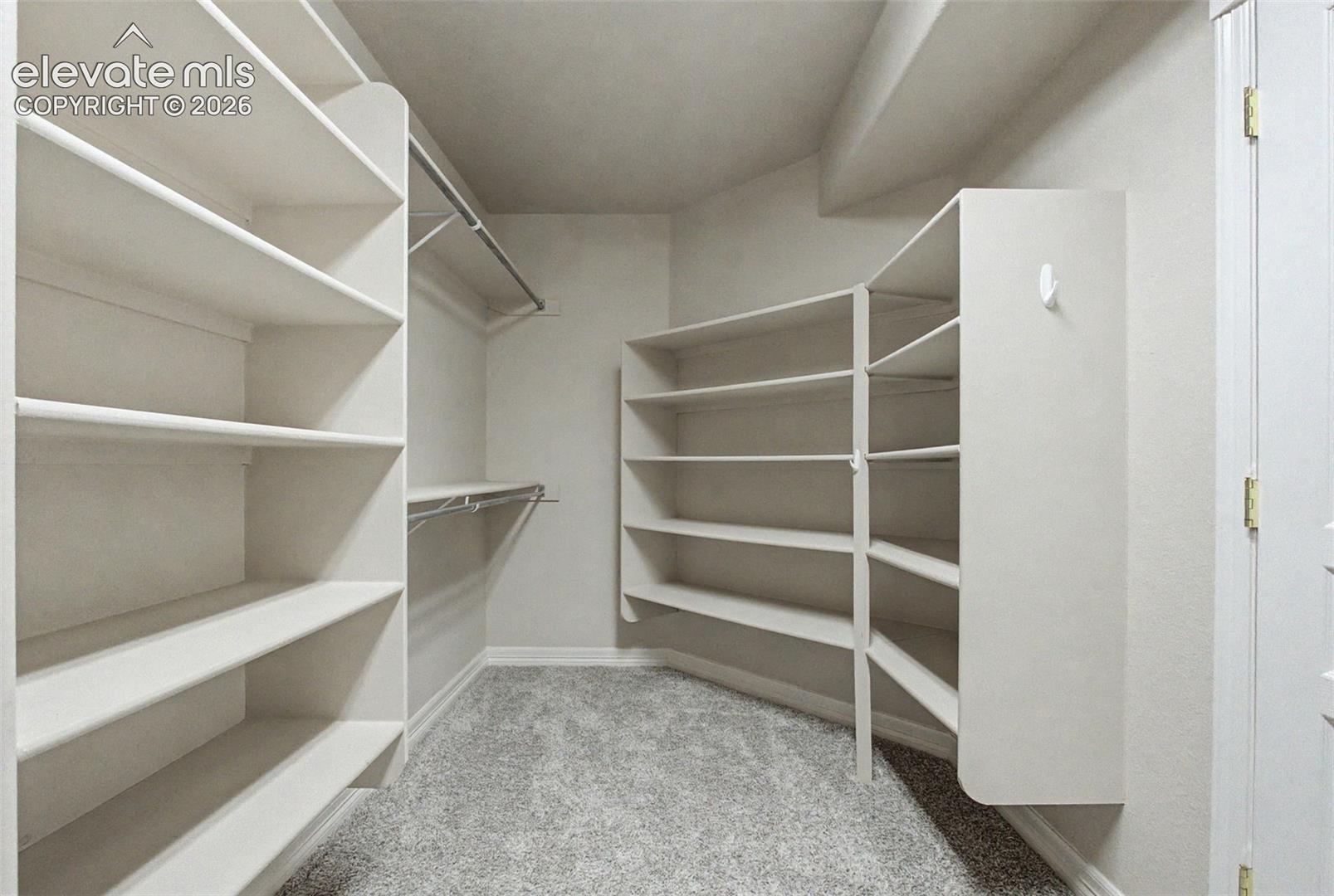Walk in closet for bedroom #5