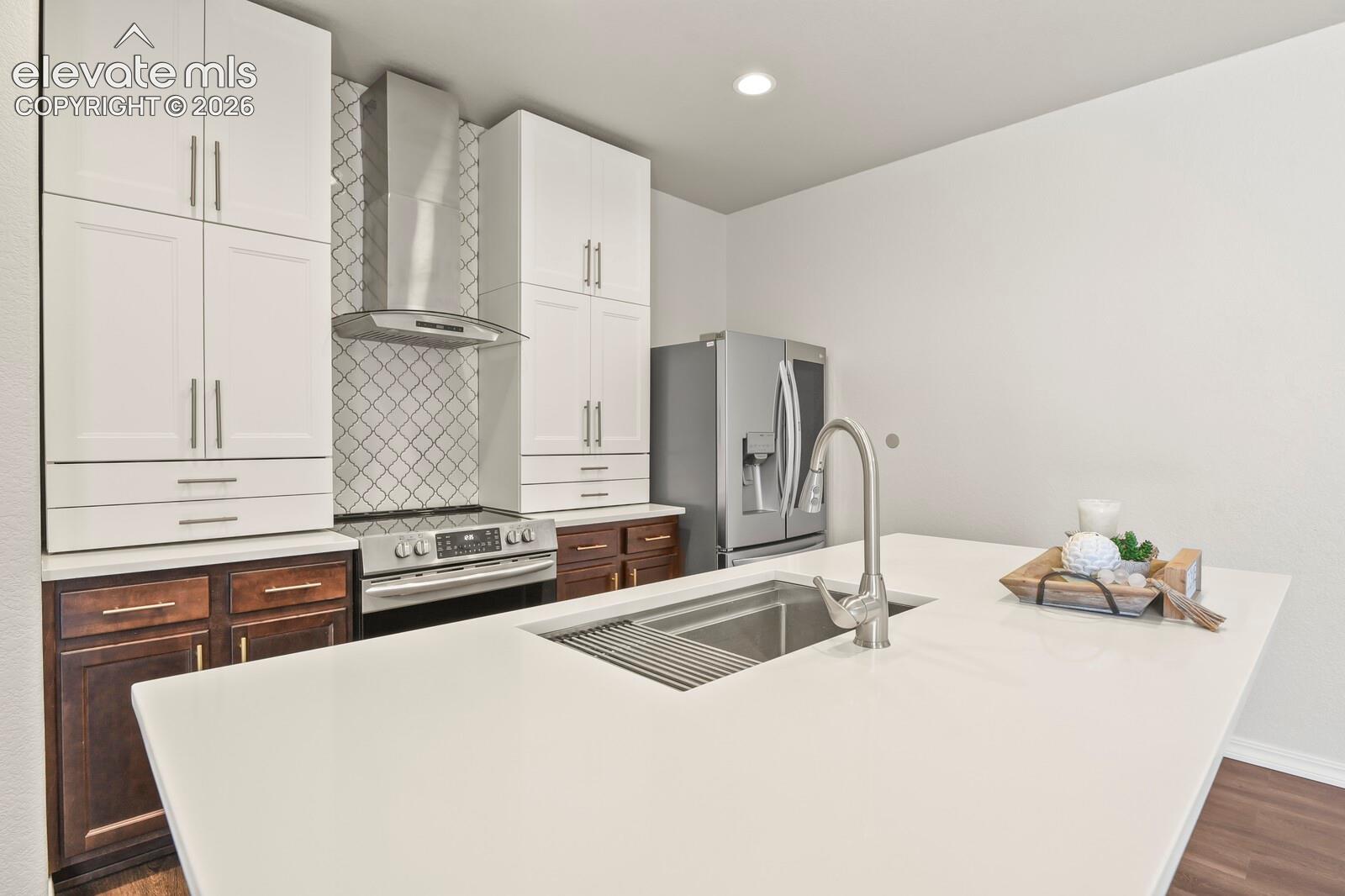 Look at this huge kitchen island