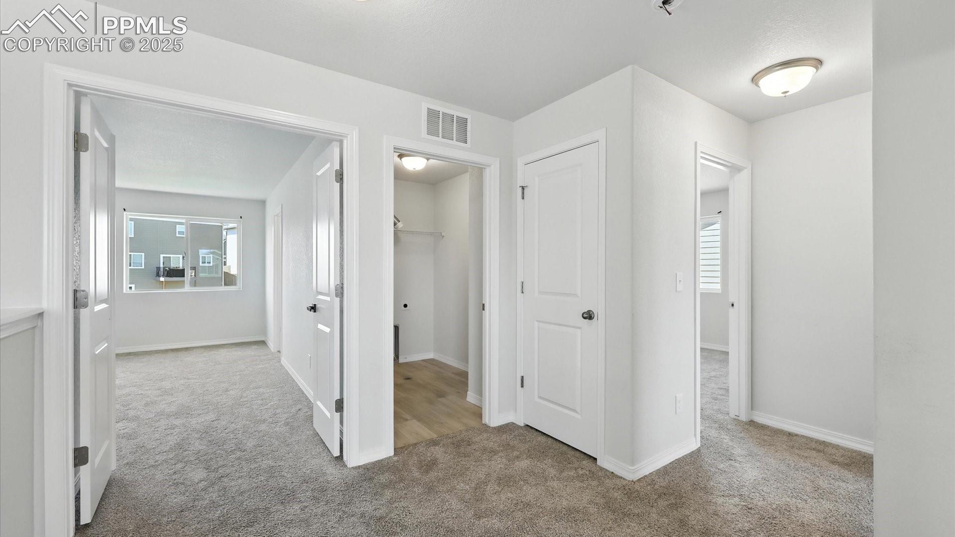 View into the upper level Bedrooms from the Loft.
