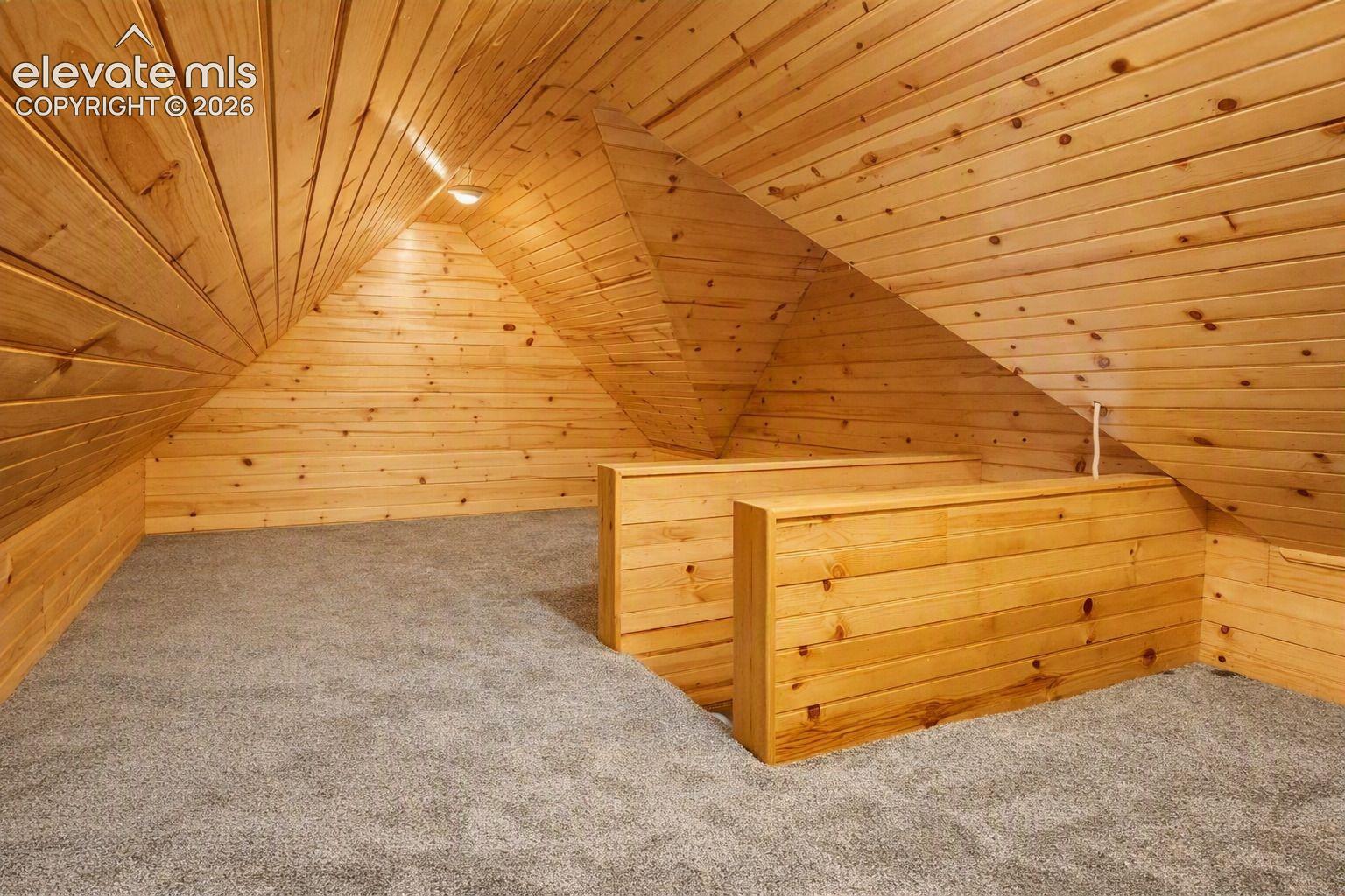 Incredible finished attic space