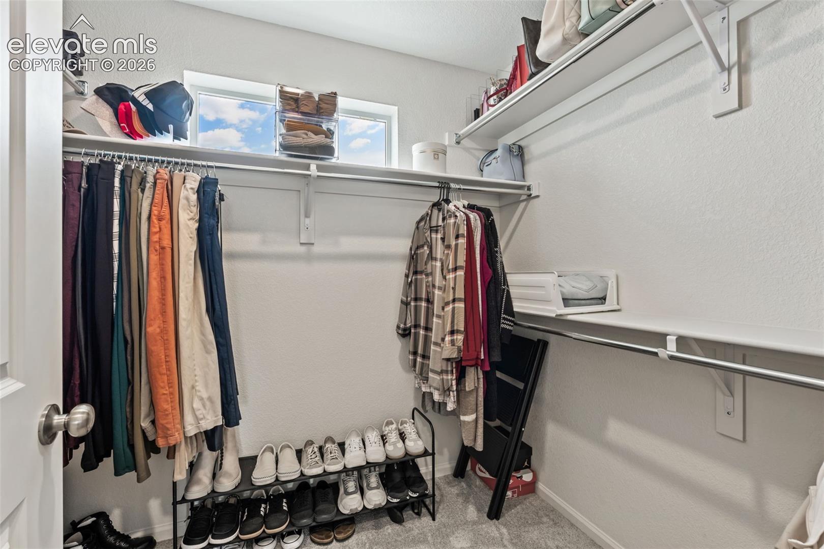 Primary closet
