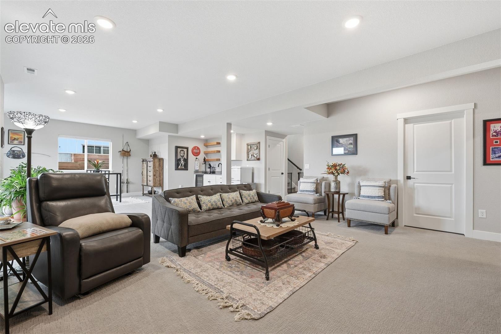 basement rec room 
