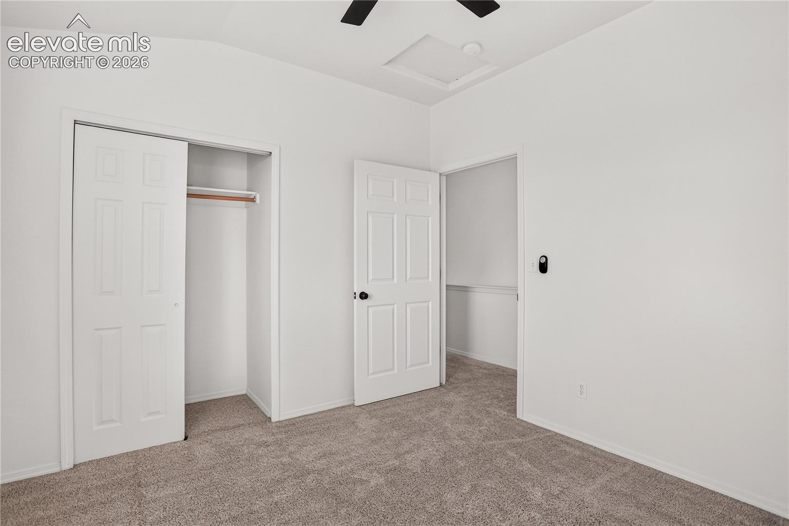 Bedroom #2 closet. 