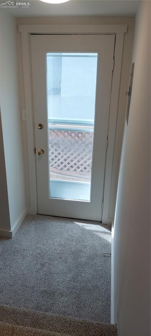 Lower level rear entry