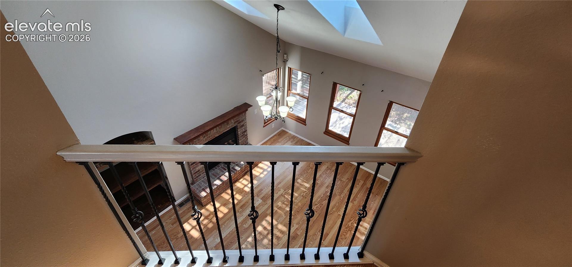 Upstairs overlooking Living Room