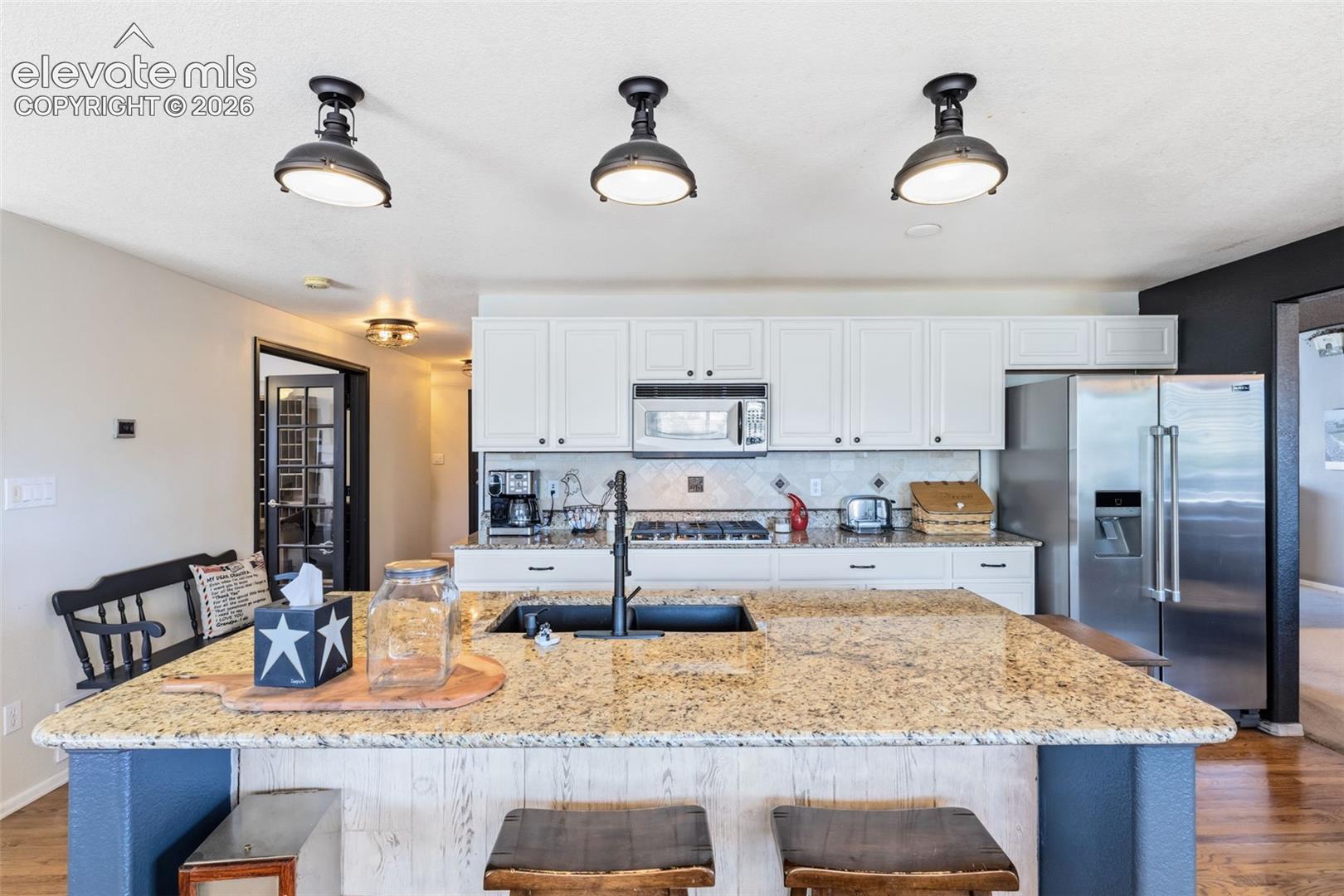 Large Island Creates a Natural Gathering Place
