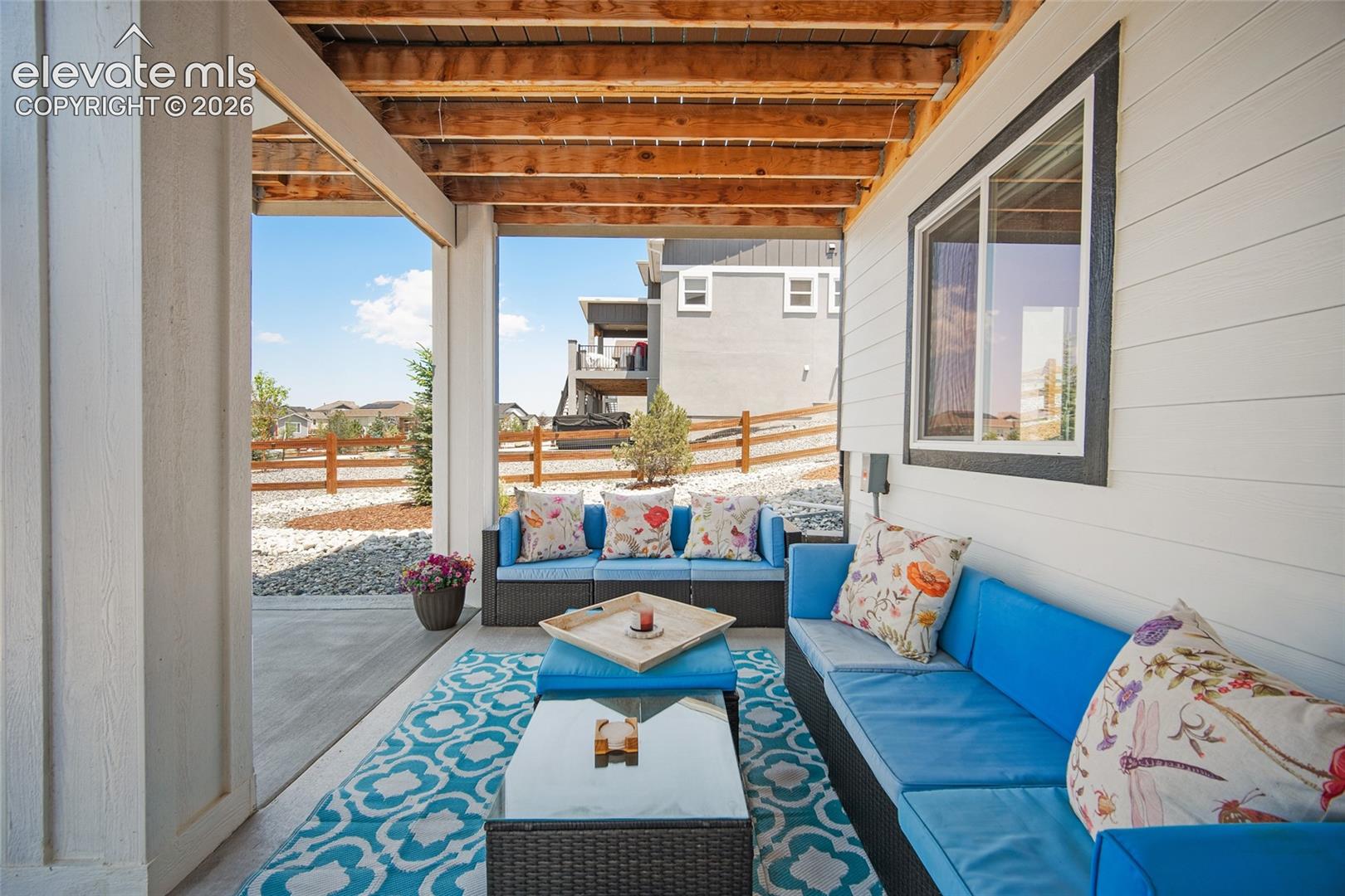 Covered patio