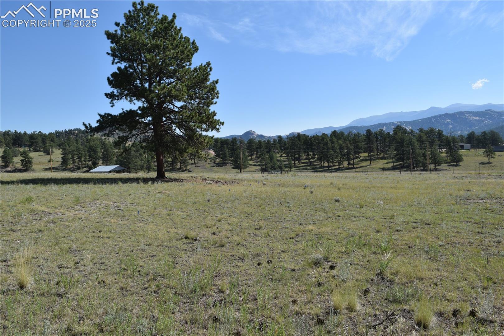 Mountain view featuring rural landscape