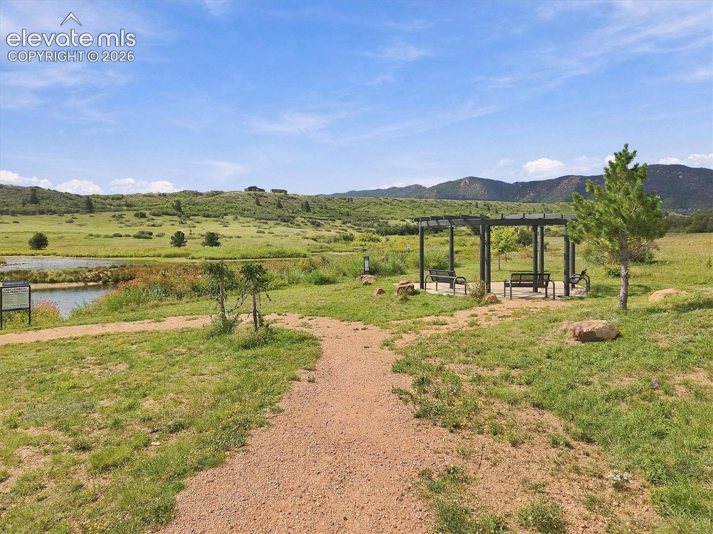 Miles of trails and open space surround this community