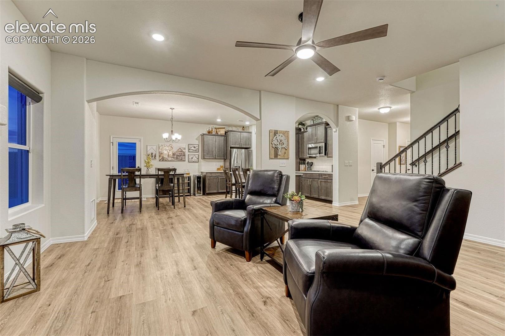 Open floor plan for entertaining friends and family
