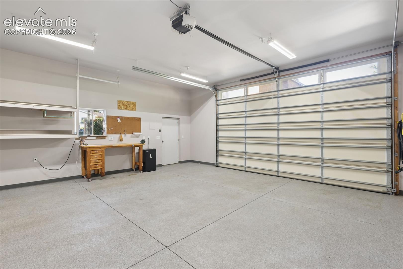 Detached Garage -Interior with 10' x 16' door