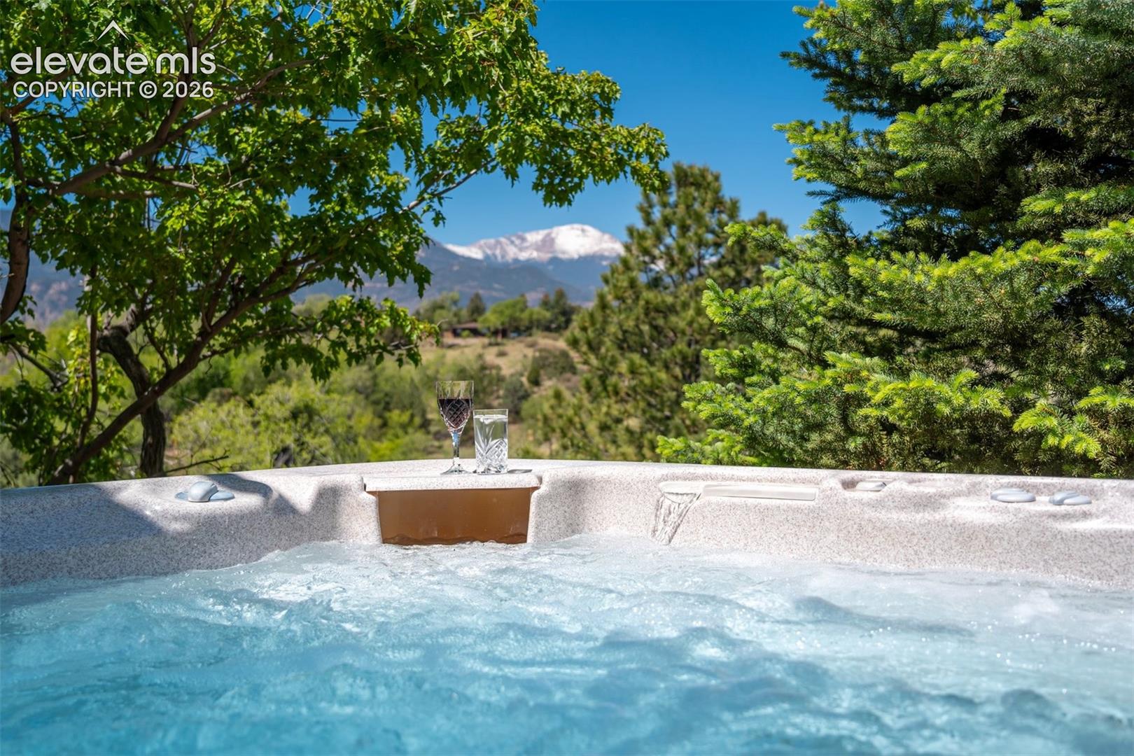 Great views from the hot tub.