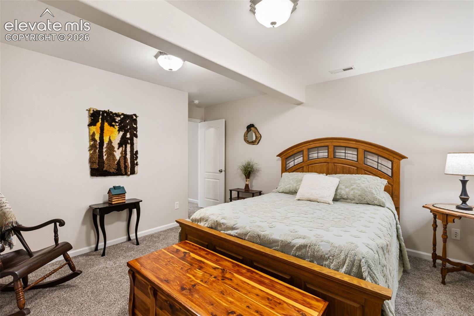 Lower level bedroom