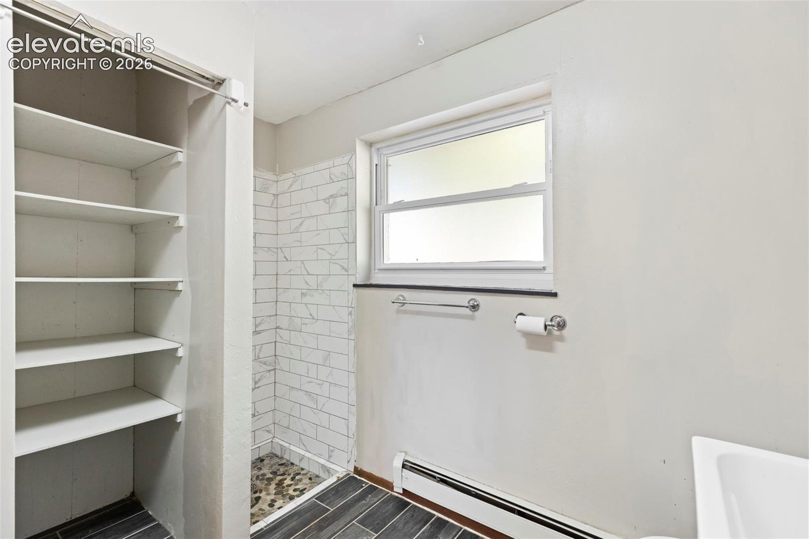 Lower Bathroom/laundry space