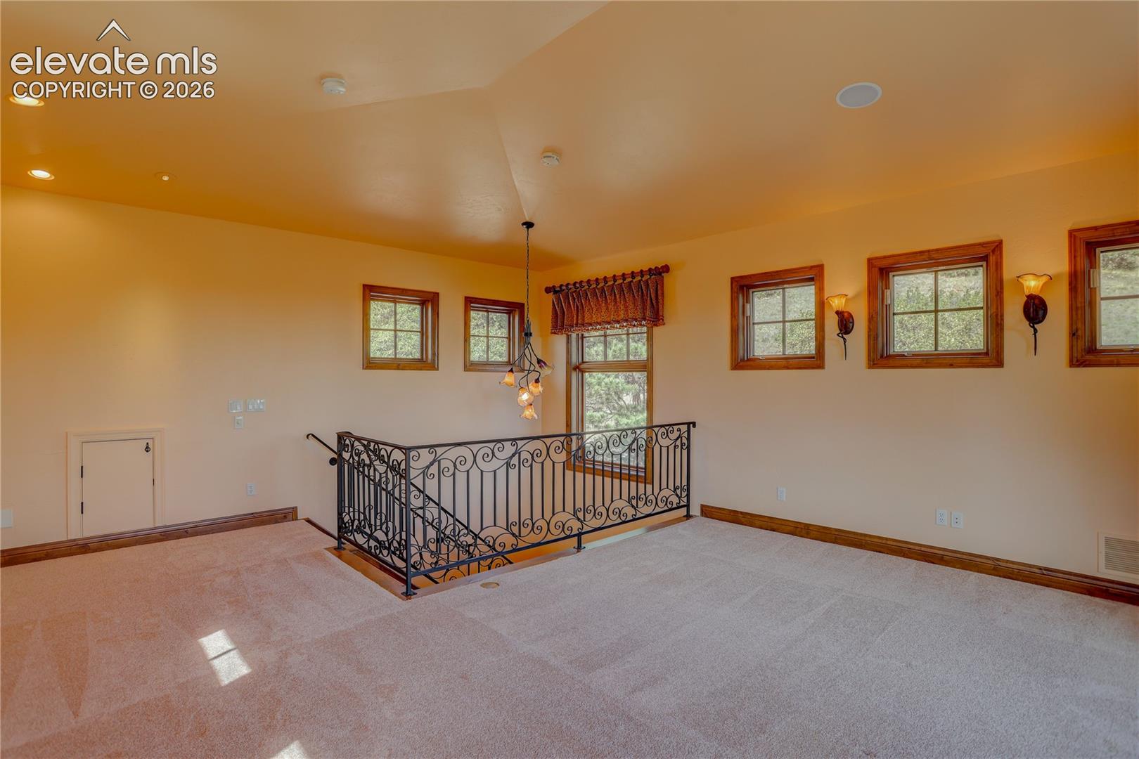 Upper level loft.