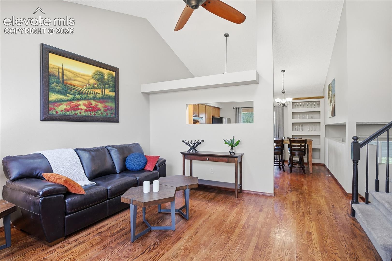SPACIOUS FLOOR PLAN WITH VAULTED CEILINGS AND SKYLIGHTS THAT BRING IN AMPLE NATURAL LIGHT THROUGHOUT THE LIVING AREAS