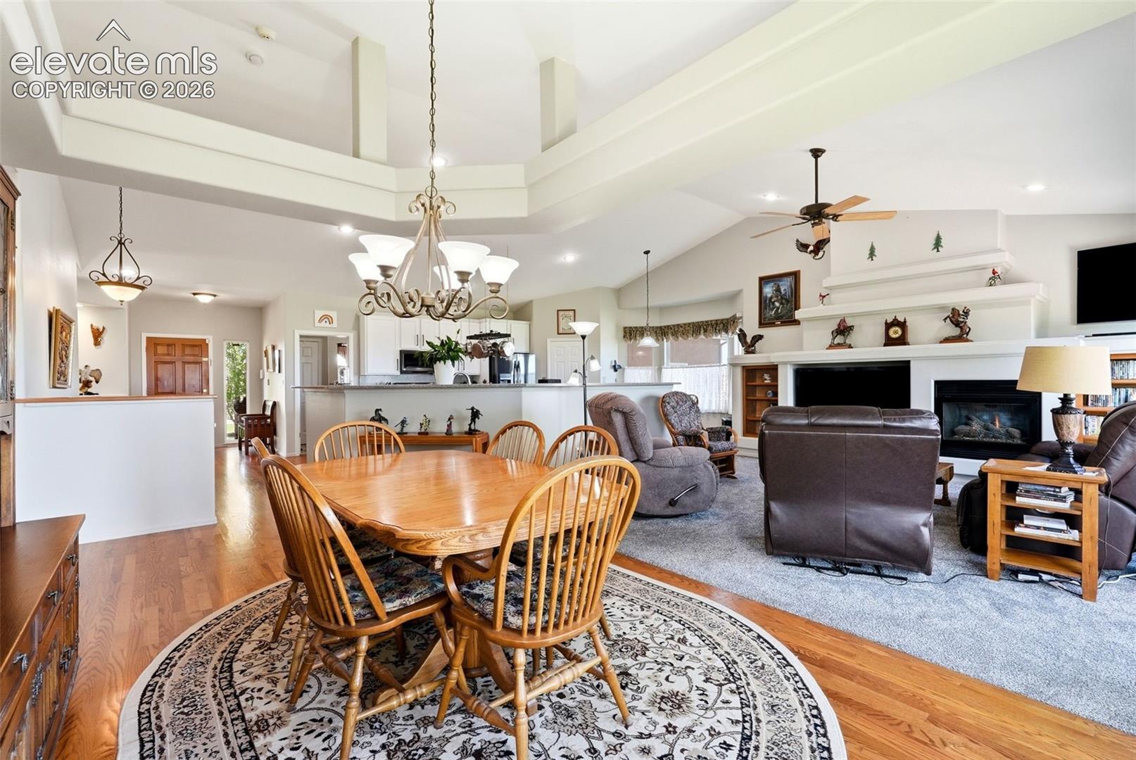 Formal dining area