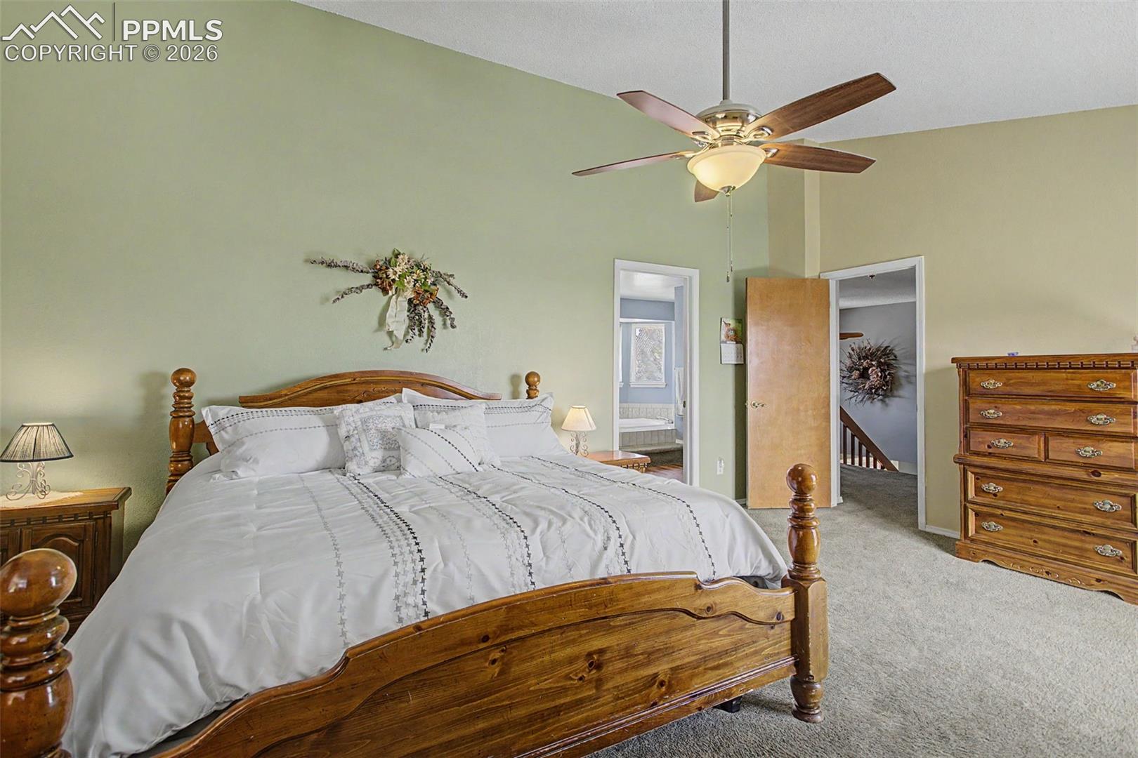 Upper level Primary bedroom.