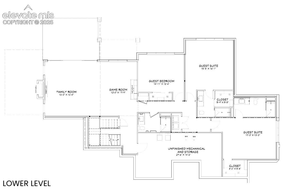 Lower Level Floor plan