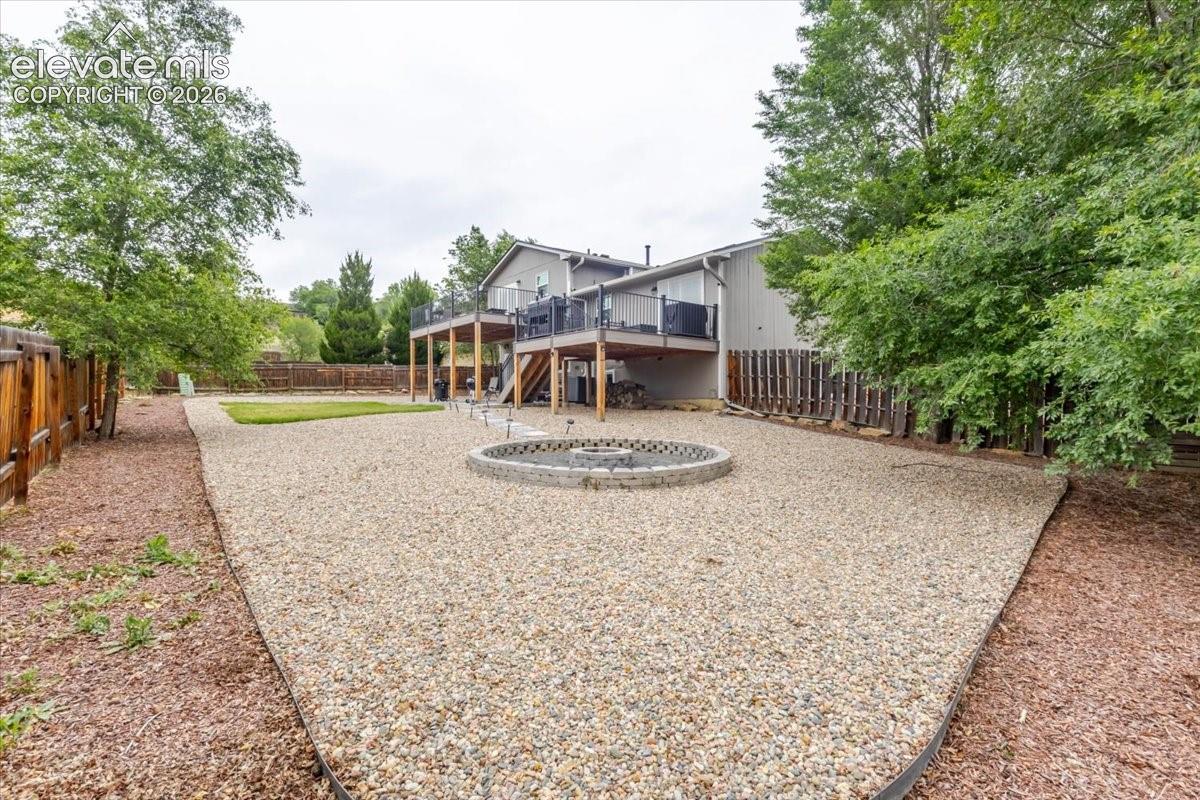 Fire pit area