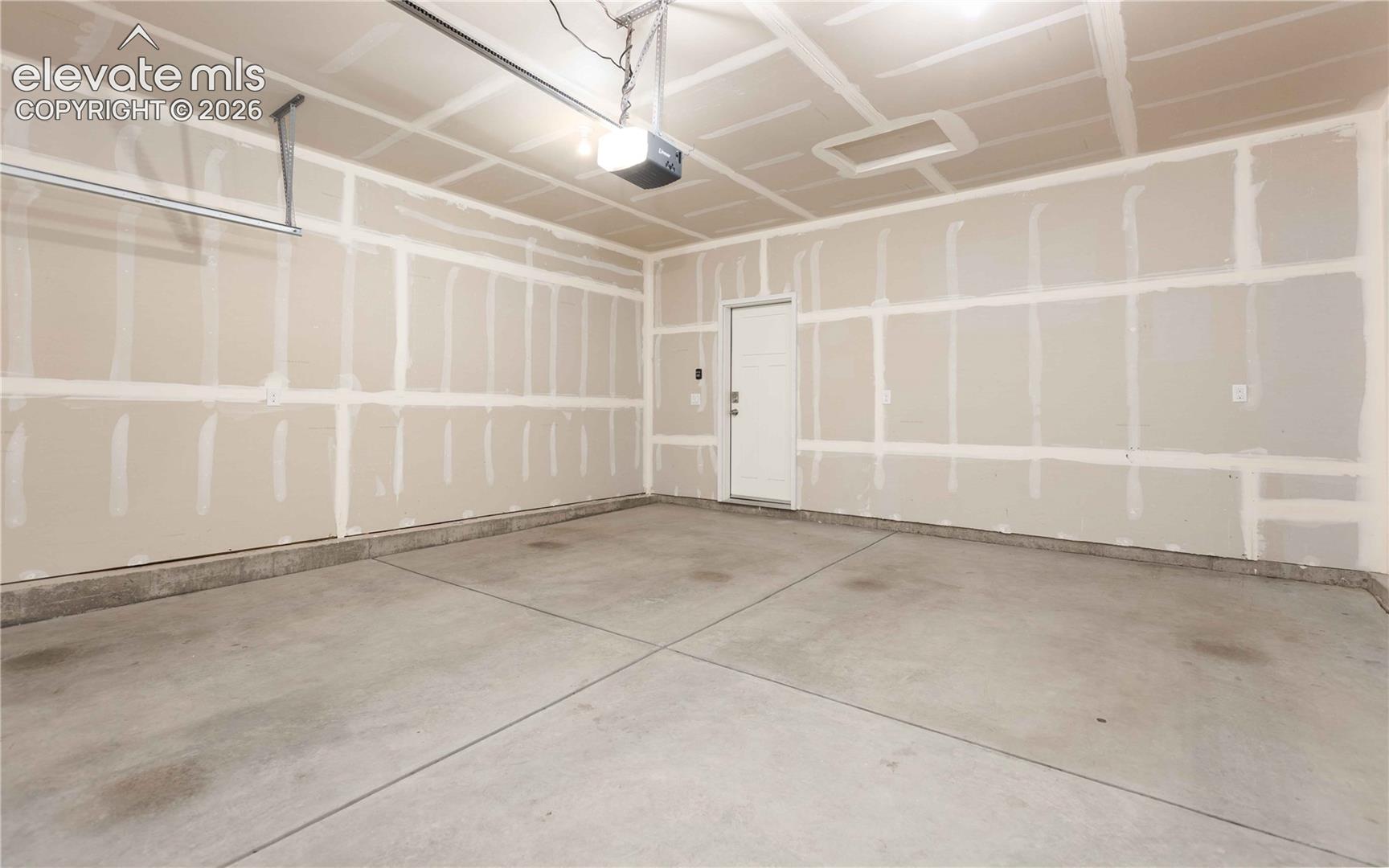 large and insulated garage