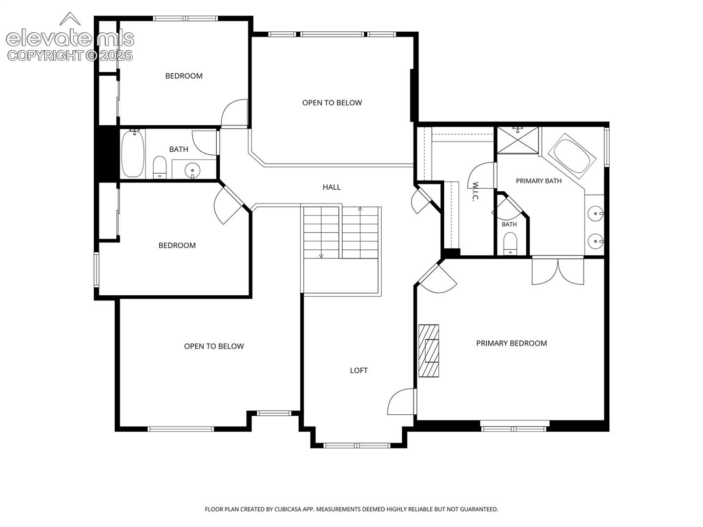 Floor plan-Second Level