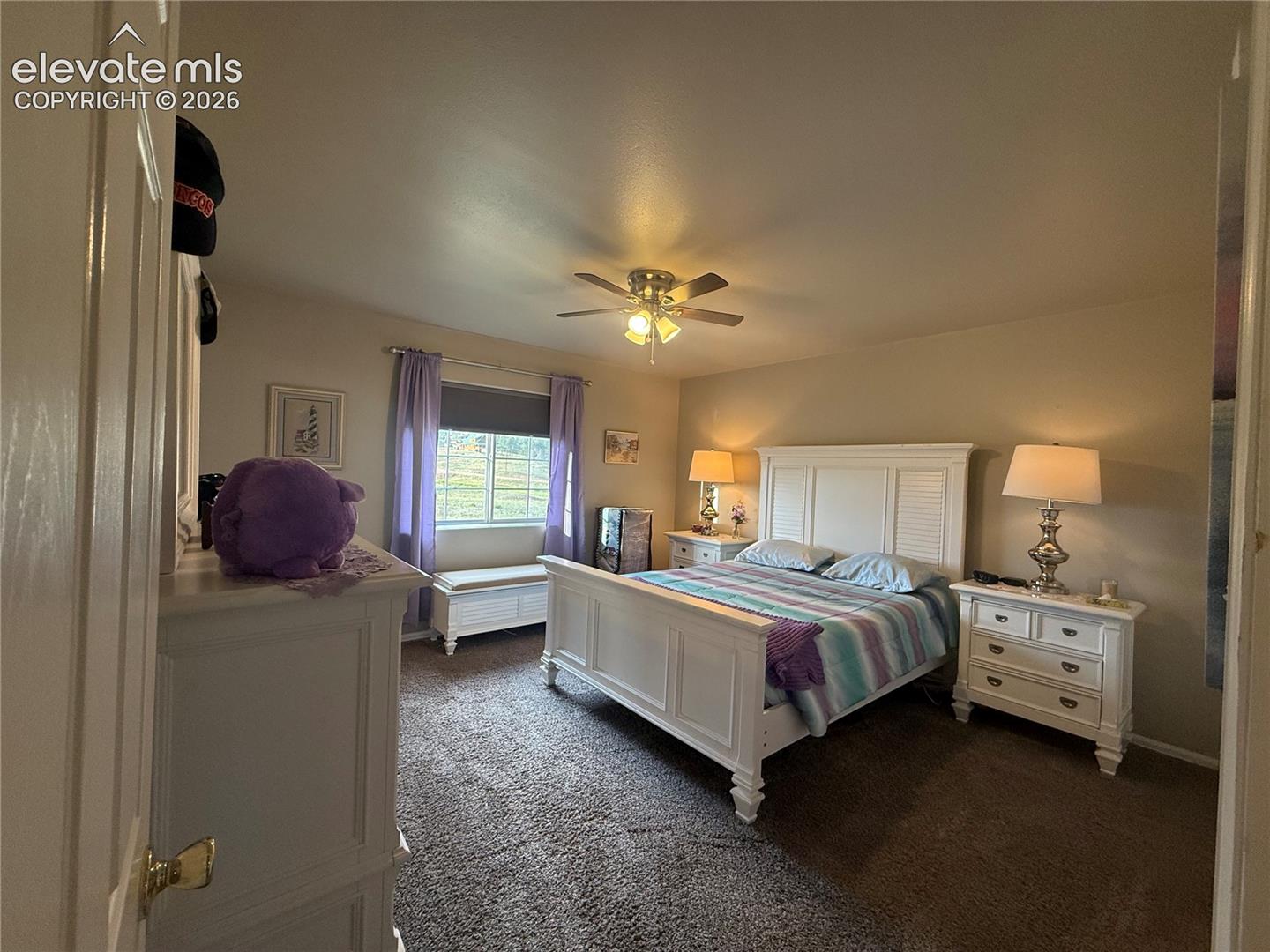 primary bedroom is large with a bathroom off of it