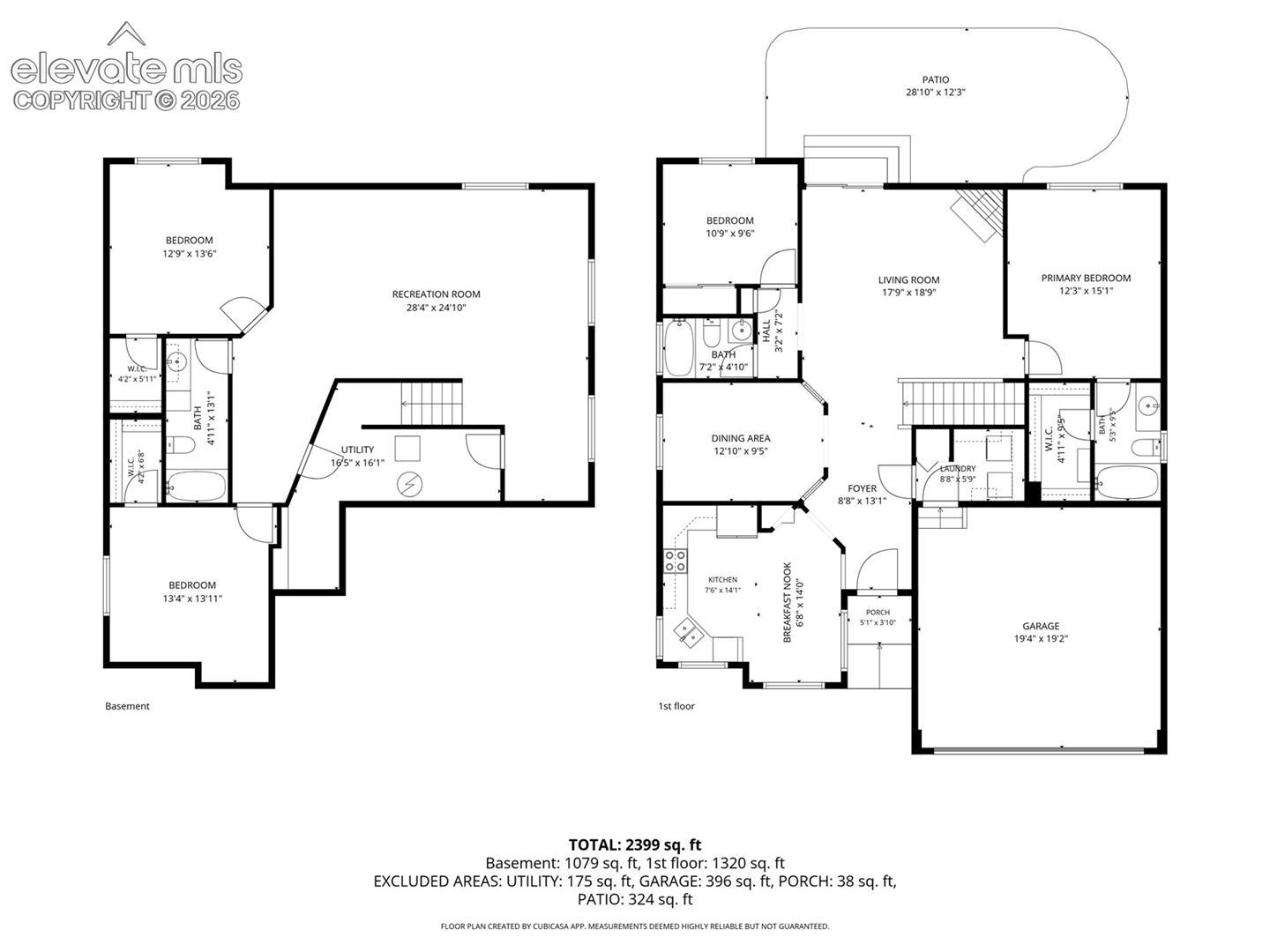 Combined floor plan