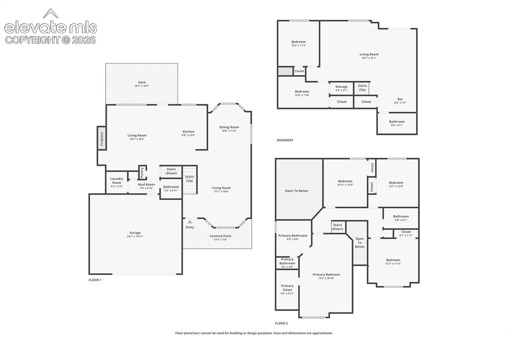 Combined floor plan