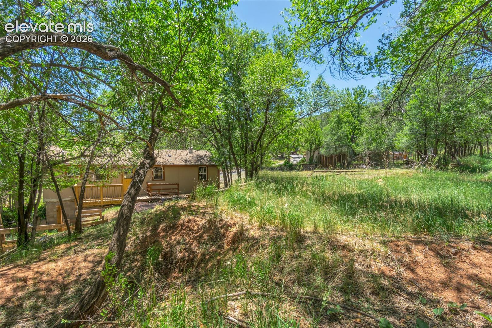Double Lot that backs to open/common area