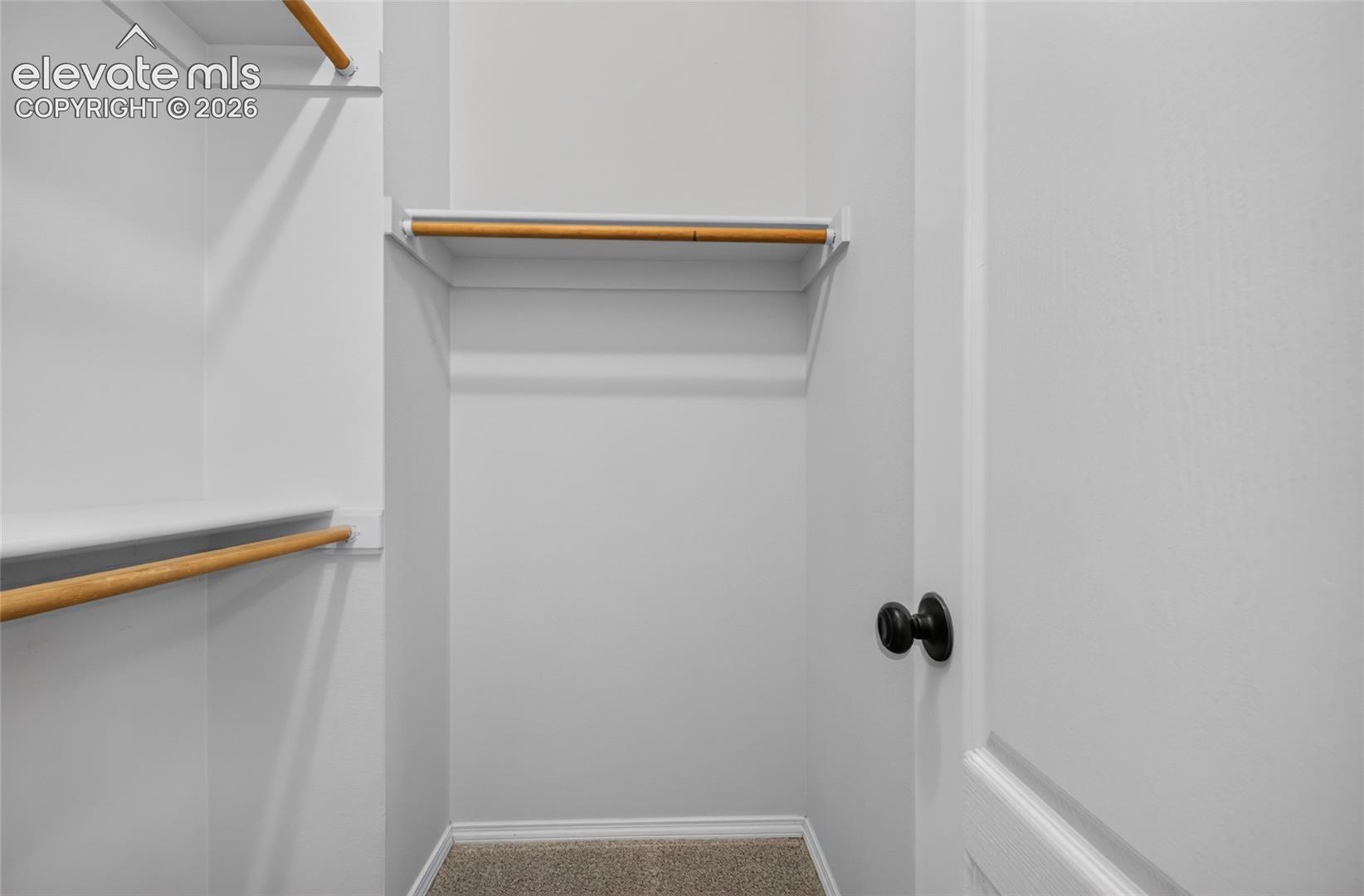 Primary walk-in closet