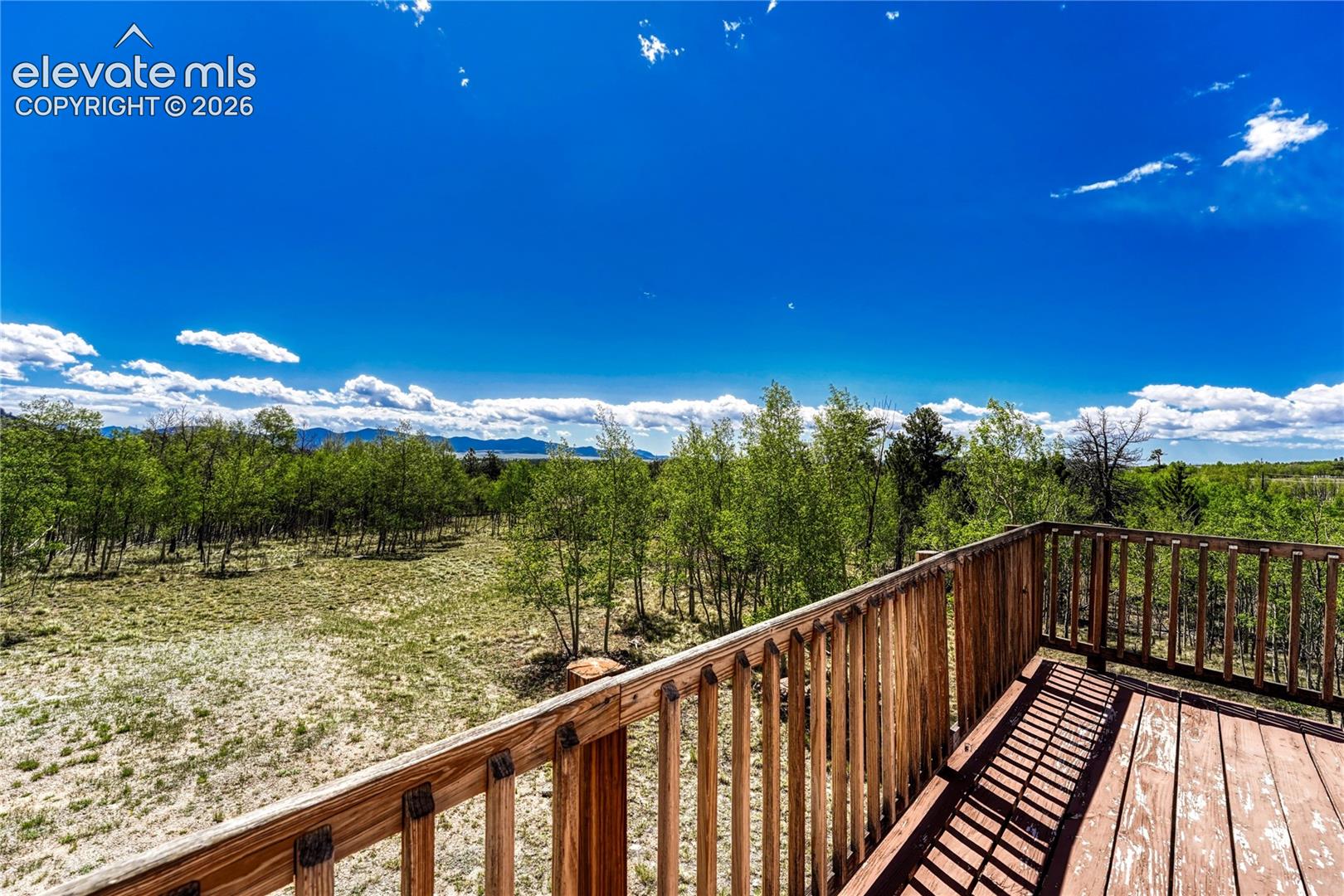 Wrap around porch with views