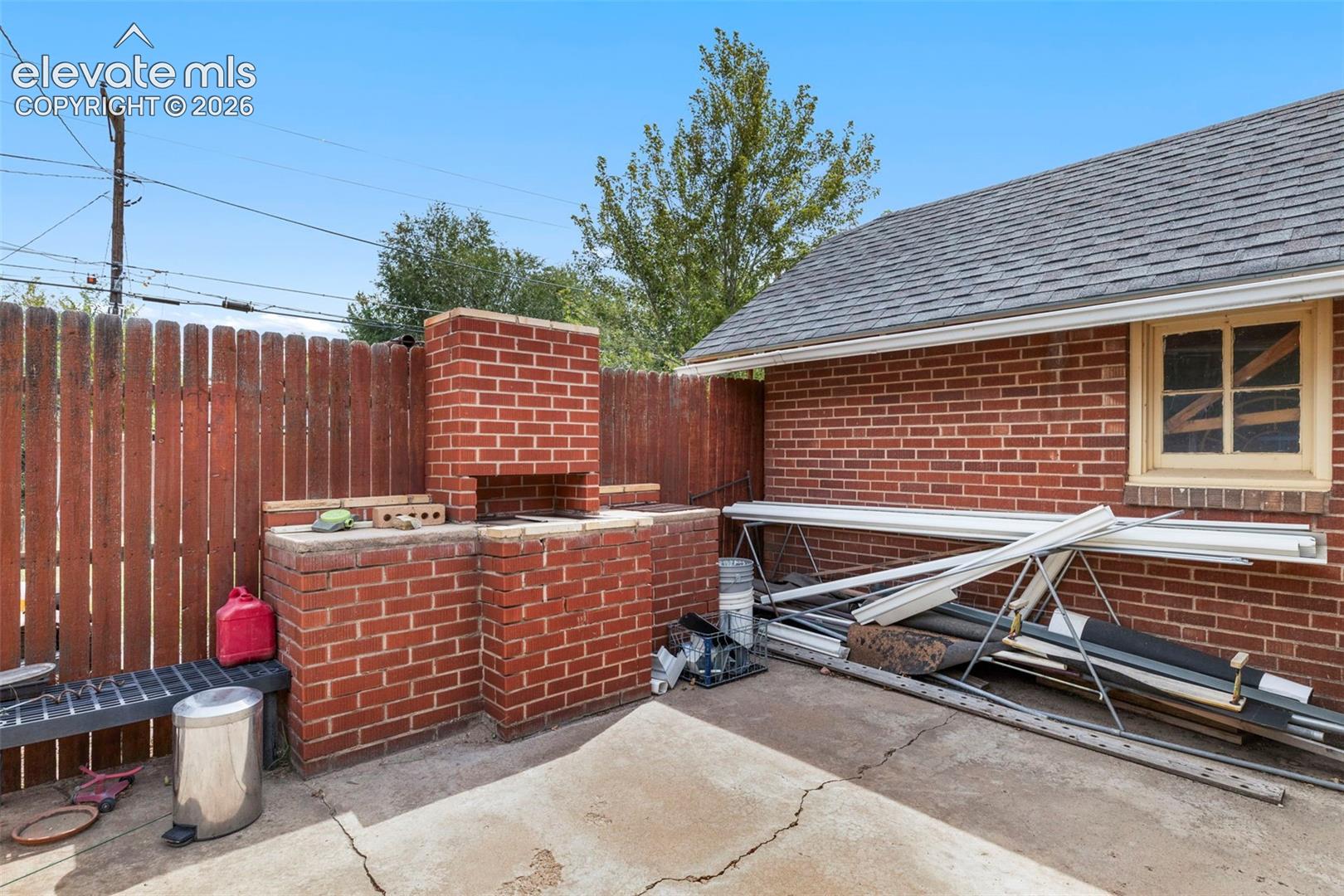 Brick BBQ Pit