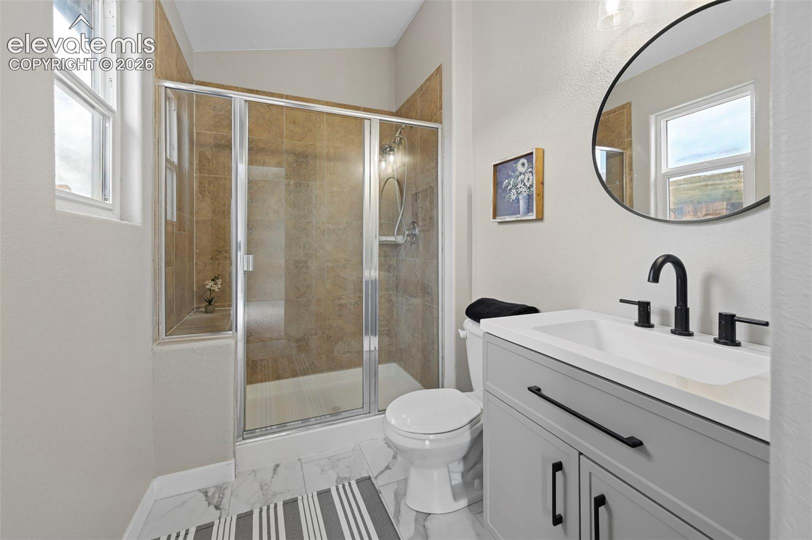 Primary Bathroom attached to primary bedroom