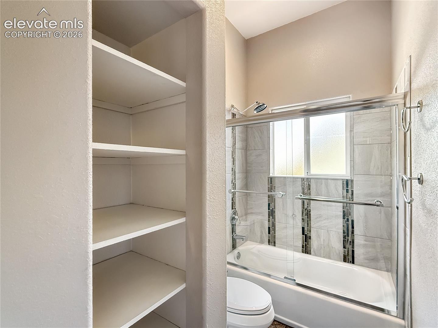 Plenty of storage in this jack and jill bath