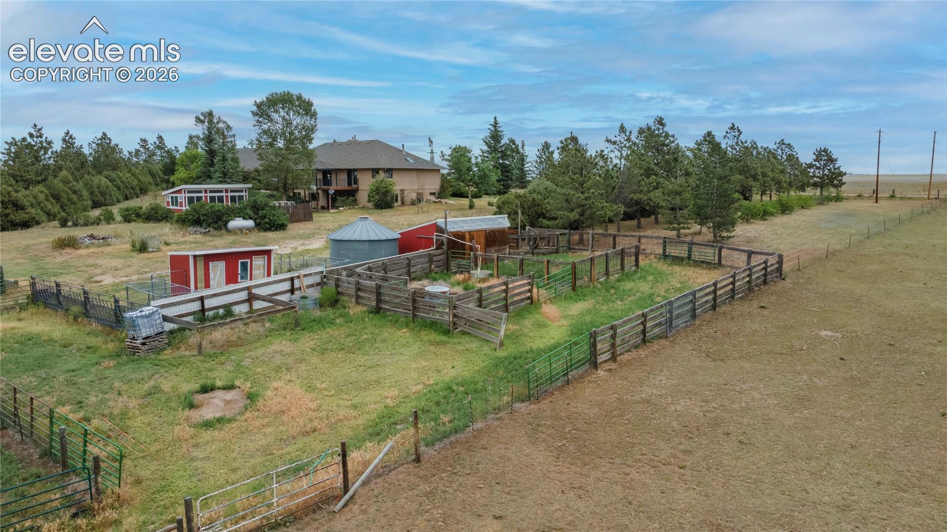 Acreage with Barns