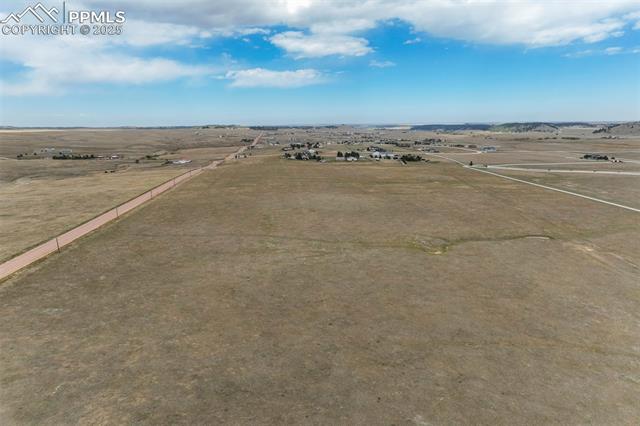 Bird's eye view featuring a rural view