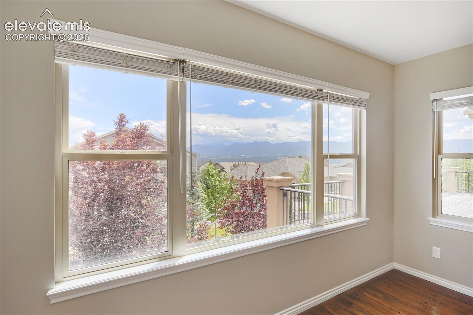 Dining room views. Sweeping Front Range