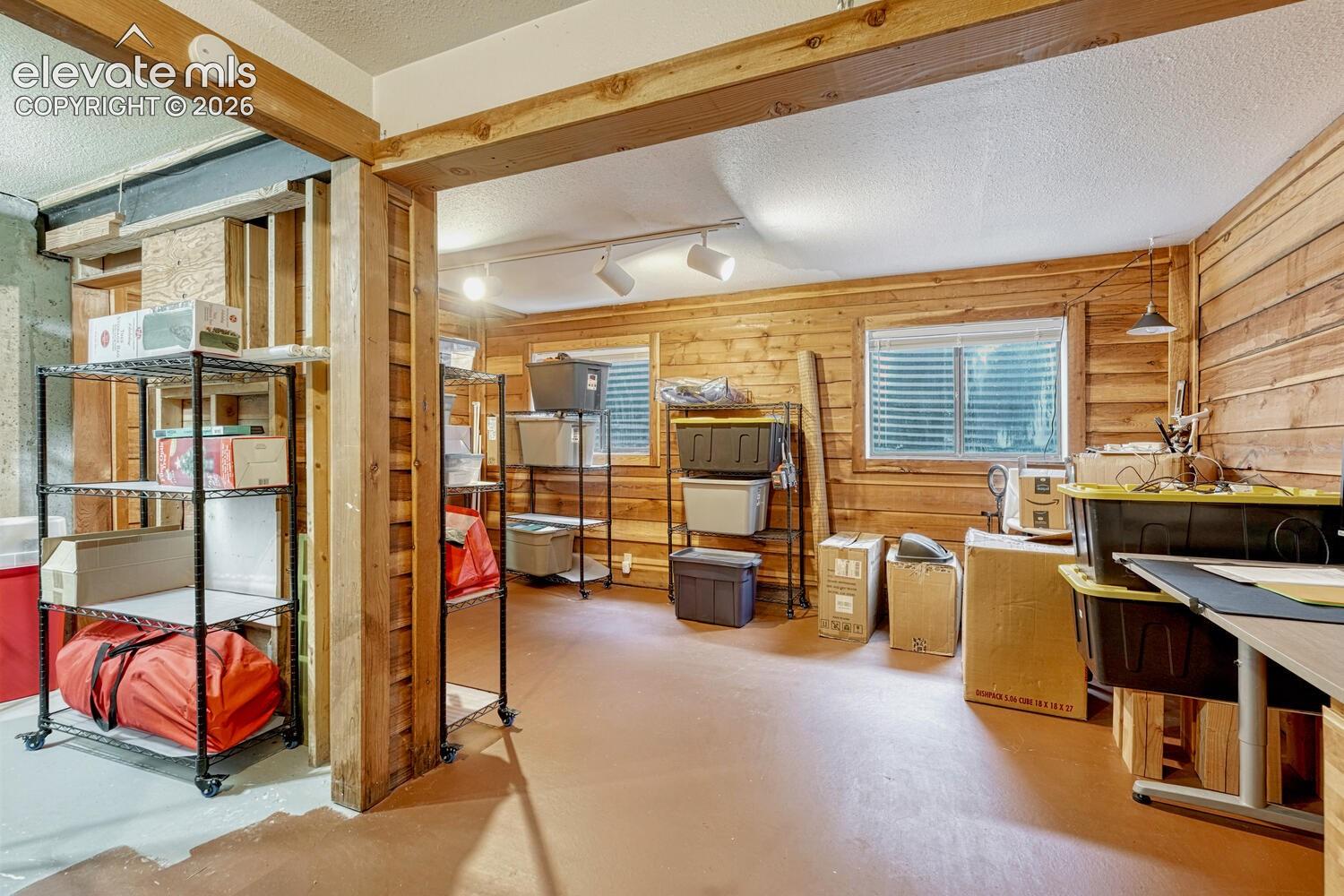 Basement and storage