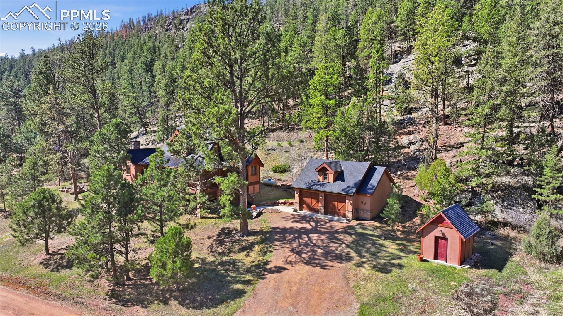 This 10.70 acre lot resides just off BLM land. 