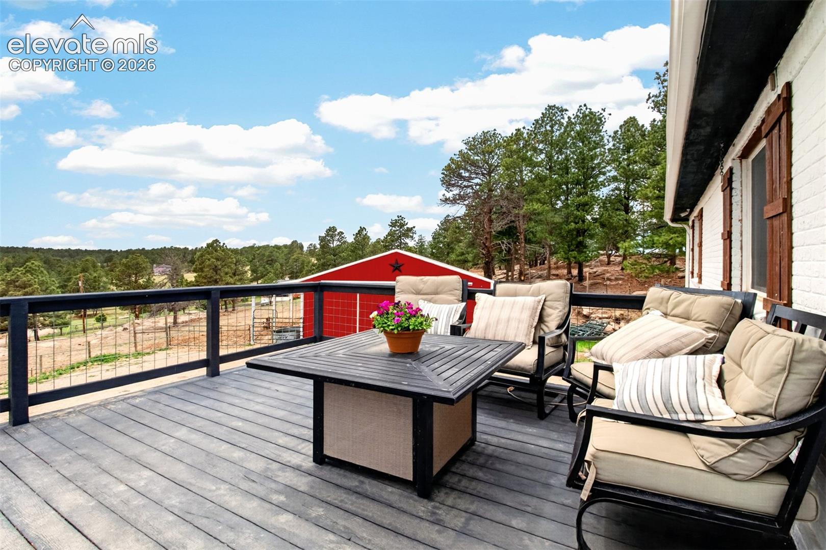 Side Deck with Phenomenal Pikes Peak Views!