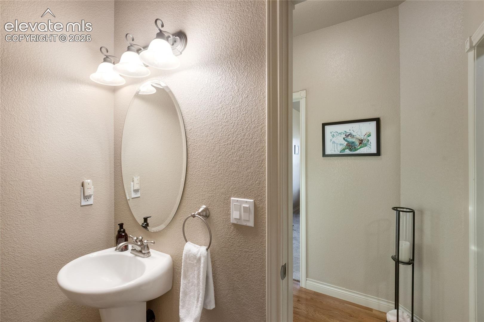 Main level hall bathroom